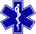 救急医療のシンボル「スターオブライフ」